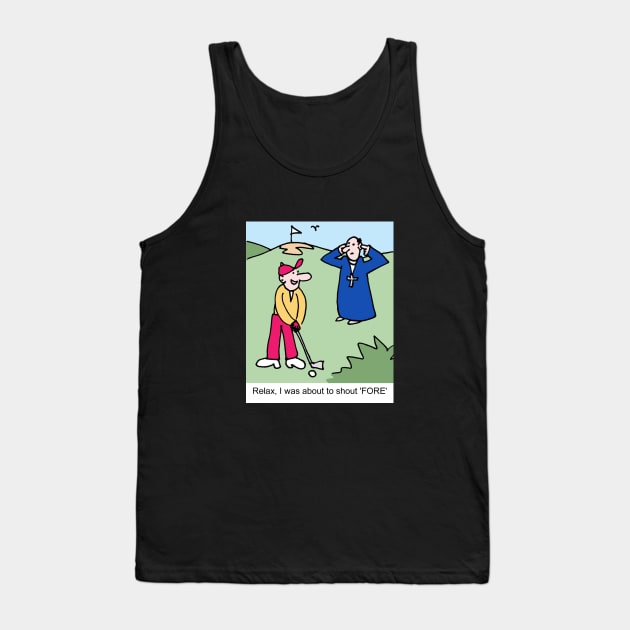 golf015 Tank Top by Cheeky Greetings